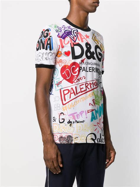 dolce gabbana mens shirts sale|dolce and gabbana graphic tees.